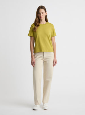 Golden Olive|Zenya is 5'10" and wearing a size S