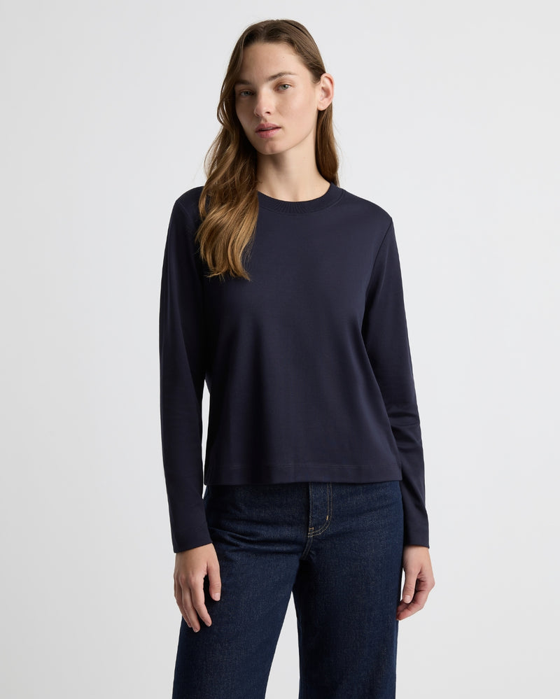 Box-Cut Long Sleeve