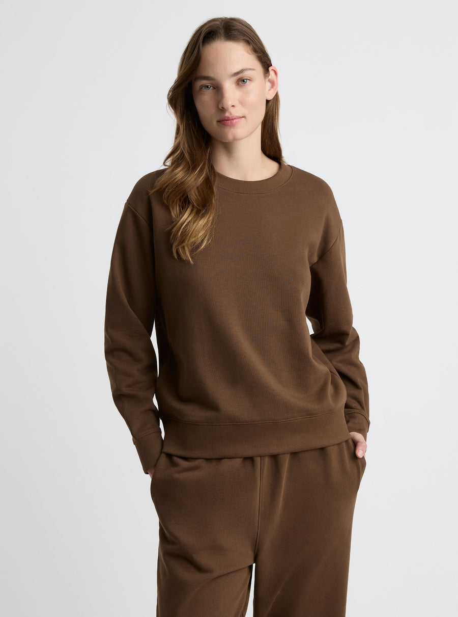 Coffee Brown|Zenya is 178 cm and wearing a size S