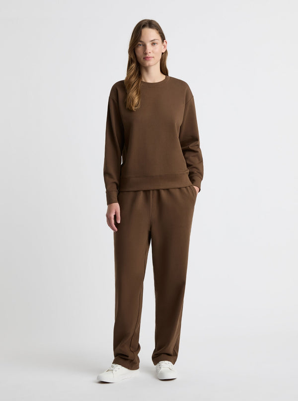 Coffee Brown|Zenya is 178 cm and wearing a size S