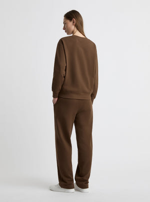 Coffee Brown|Zenya is 178 cm and wearing a size S