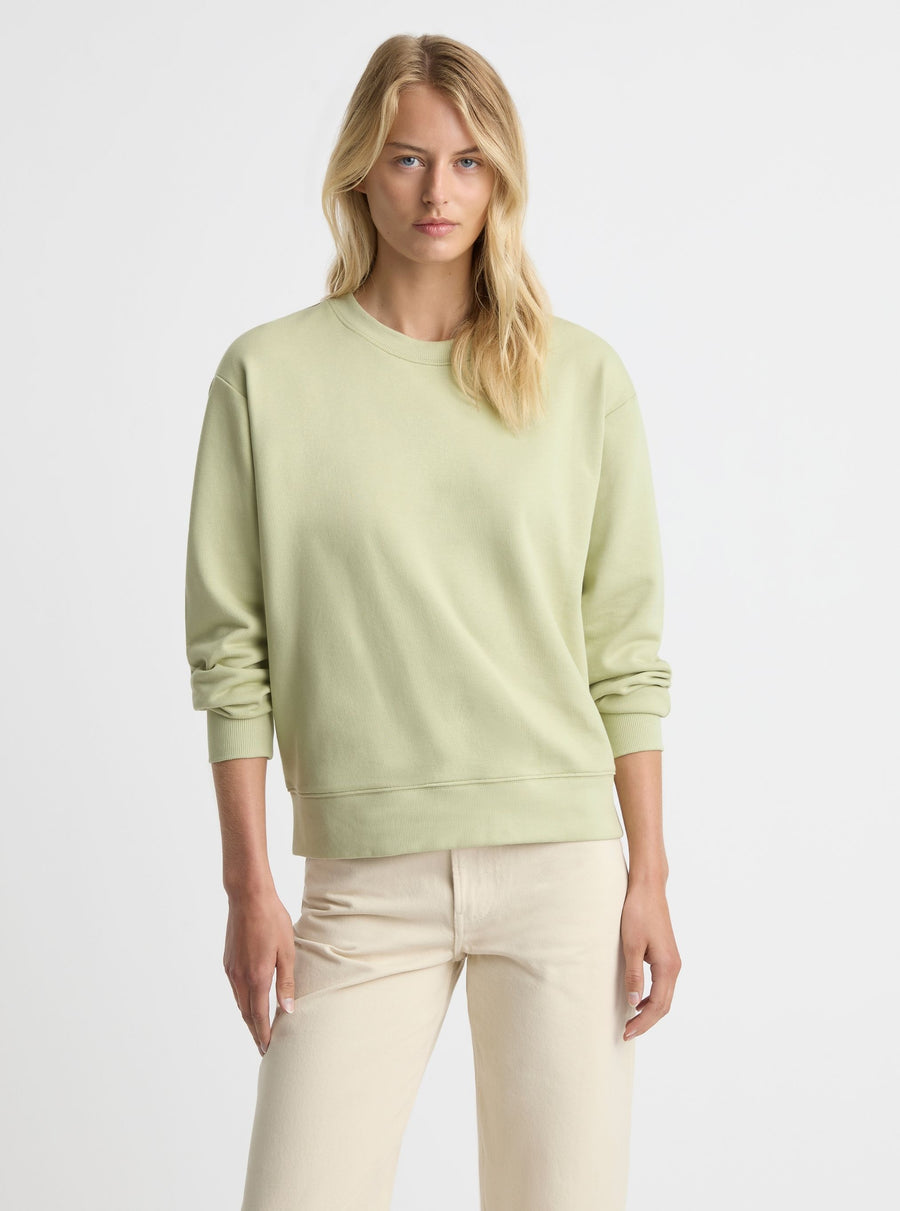 Sage Green|Amelia is 180 cm and wearing a size S
