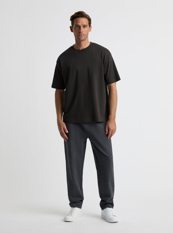 Charcoal Marl|Broed is 6'1" and wearing a size L
