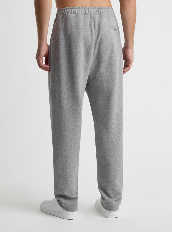 Grey Marl|Broed is 185 cm and wearing a size L