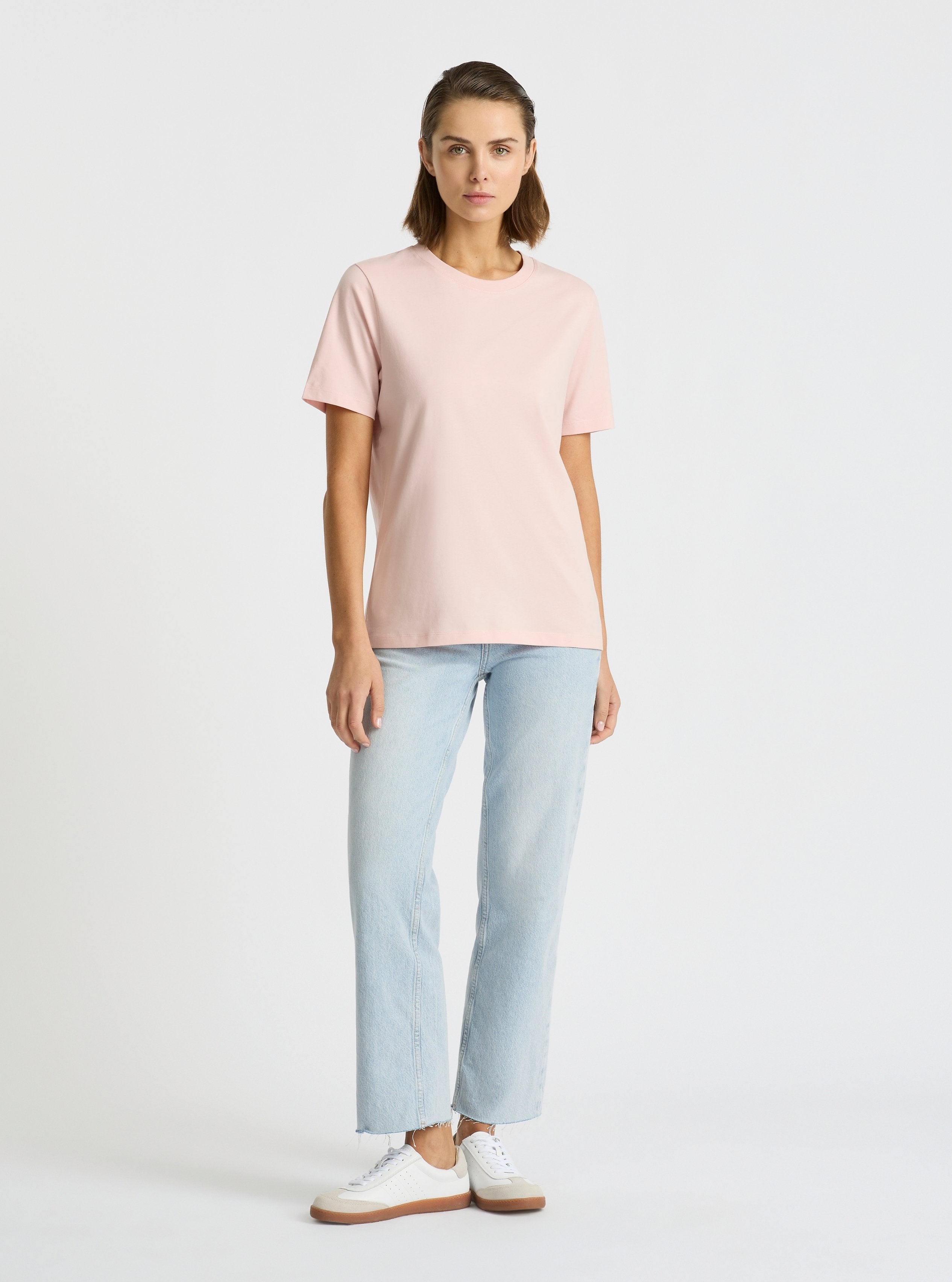 Light Pink|Stas is 5'10" and wearing a size S
