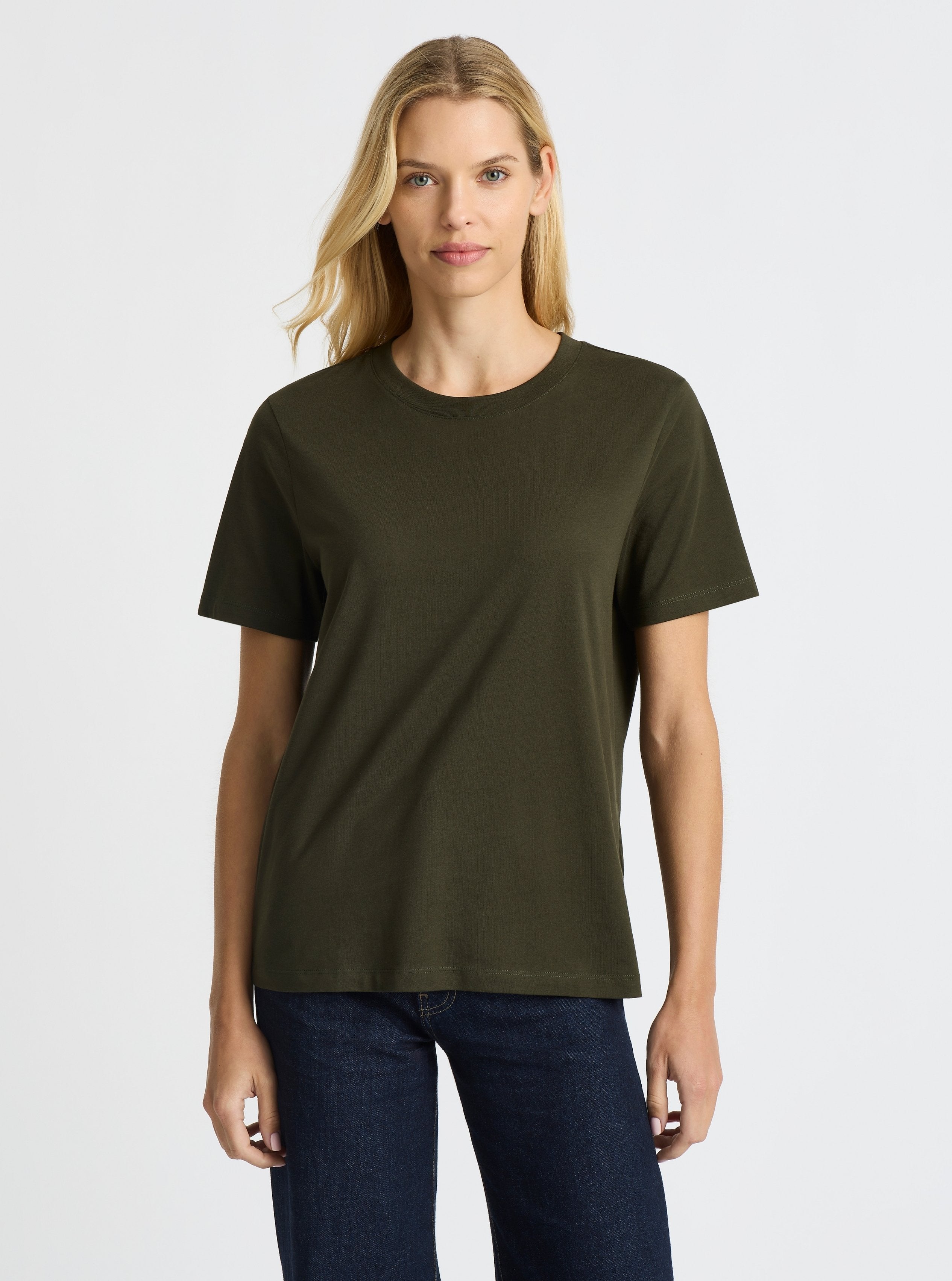 Olive Green|Karolina is 5'10" and wearing a size S