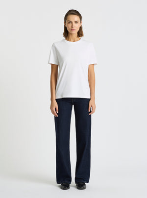 White|Stas is 5'10" and wearing a size S