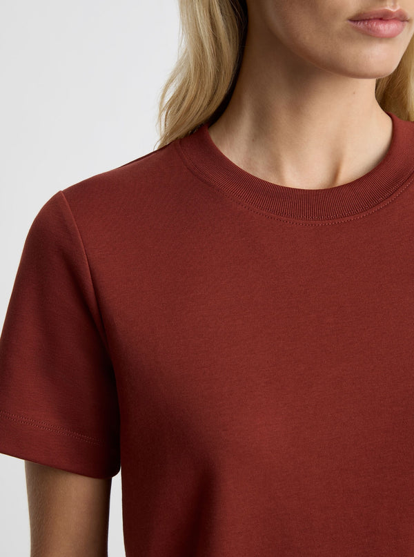 Dark Red|Amelia is 5'11" and wearing a size S
