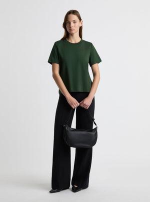 Deep Green|Amelia is 5'11" and wearing a size S