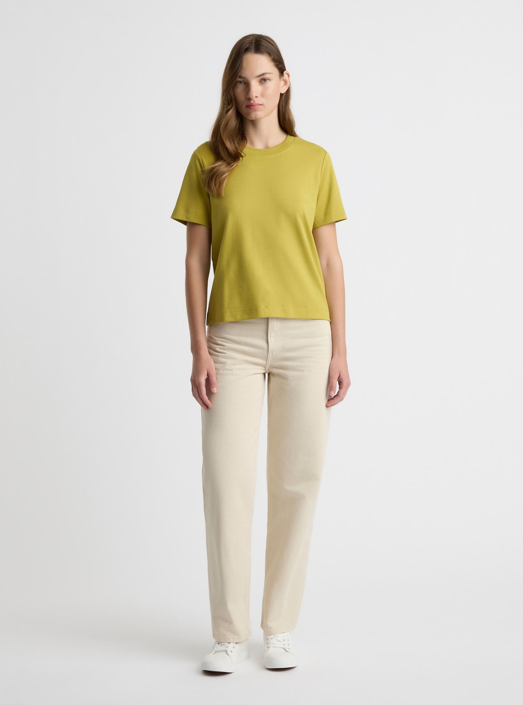 Golden Olive|Zenya is 5'10" and wearing a size S