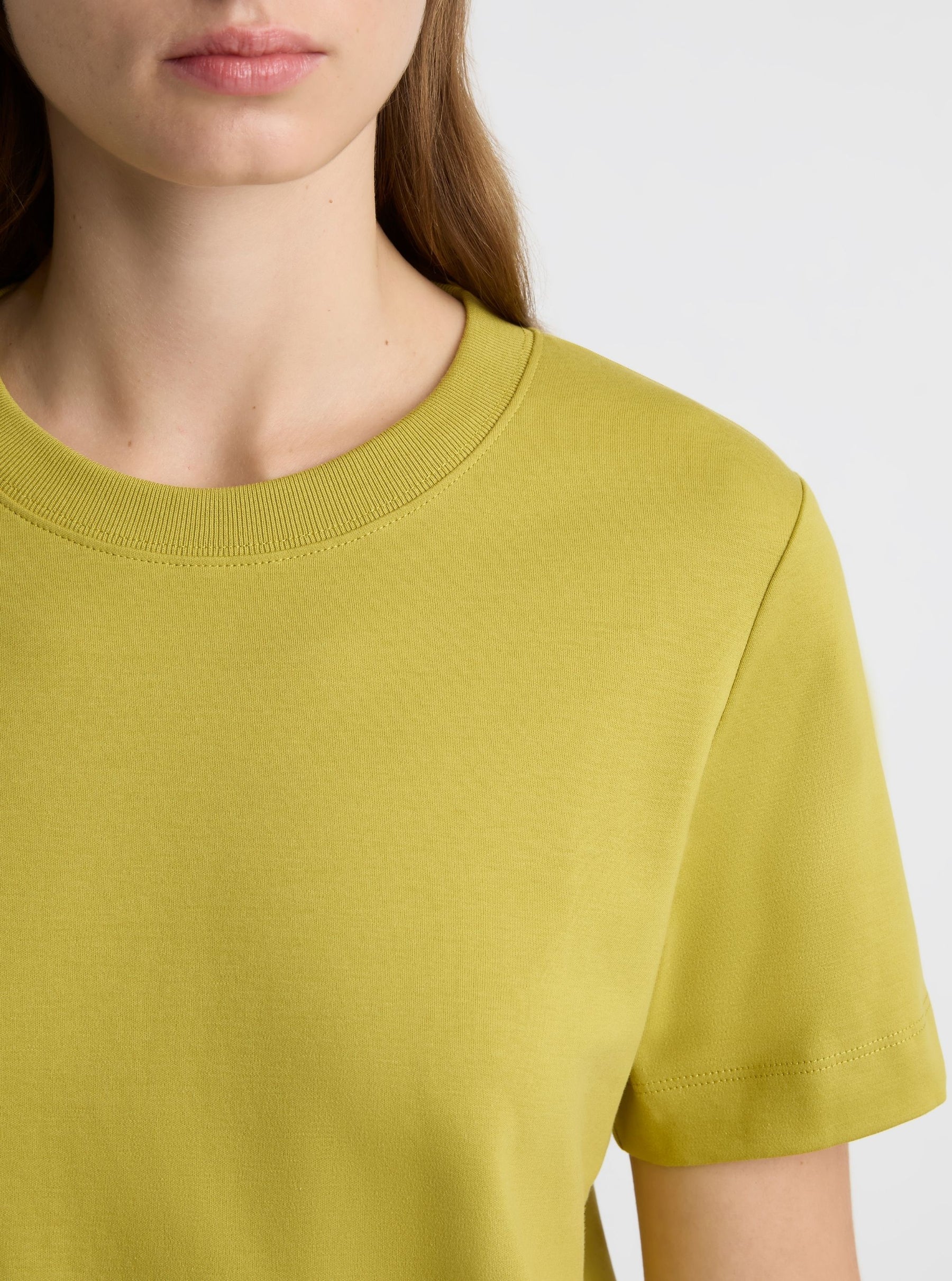 Golden Olive|Zenya is 5'10" and wearing a size S