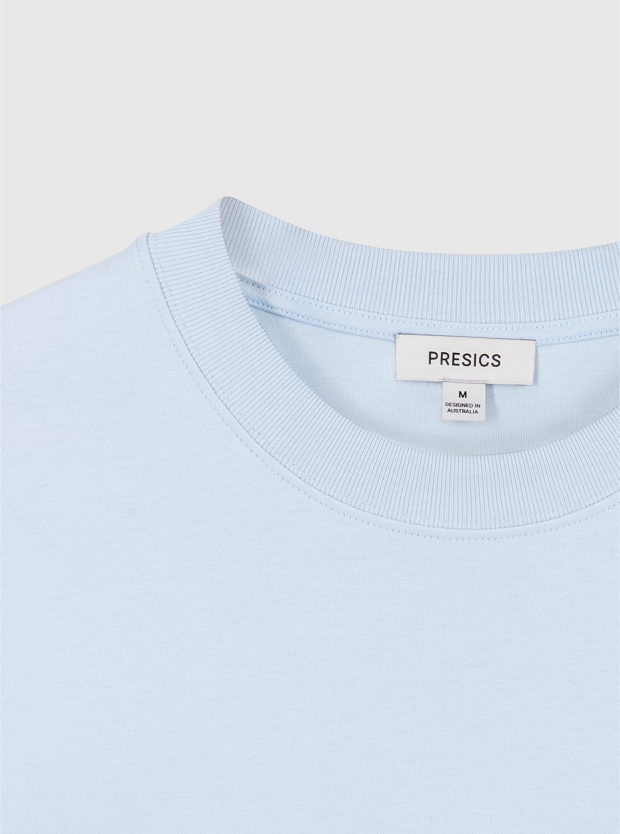 Sky Blue|Good Earth Cotton® Box Cut Tee – Sustainable Cotton T-shirt|Sky blue