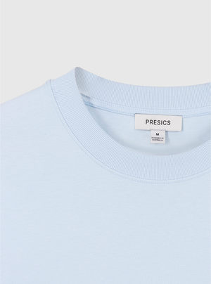 Sky Blue|Good Earth Cotton® Box Cut Tee – Sustainable Cotton T-shirt|Sky blue