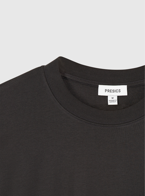 Charcoal|Good Earth Cotton® Oversized Tee – Sustainable Cotton T-shirt|Charcoal