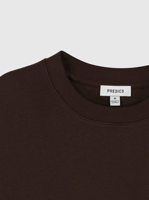 Dark Brown|Good Earth Cotton® Oversized Tee – Sustainable Cotton T-shirt|Dark Brown