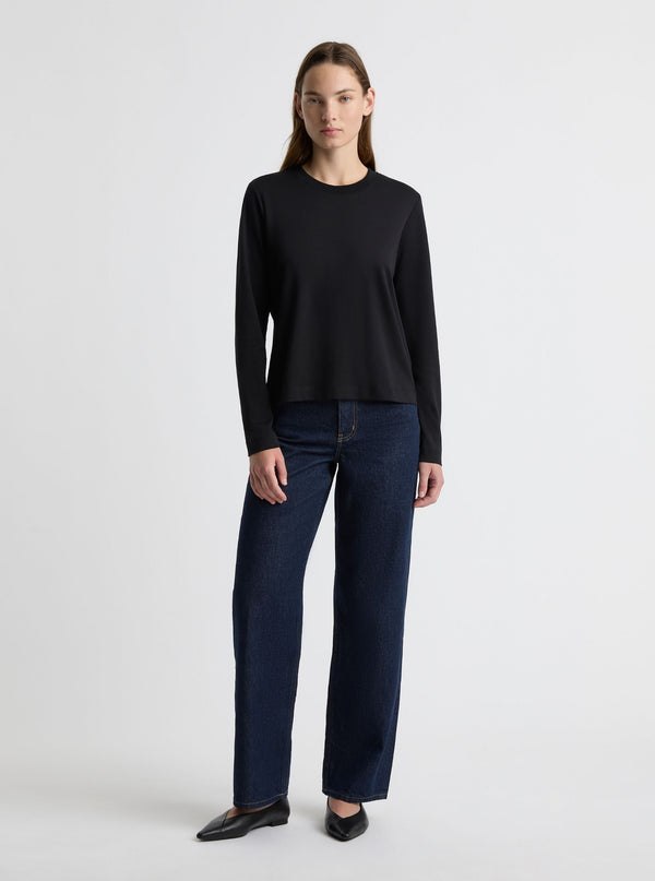 Black|Zenya is 5'10" and wearing a size S
