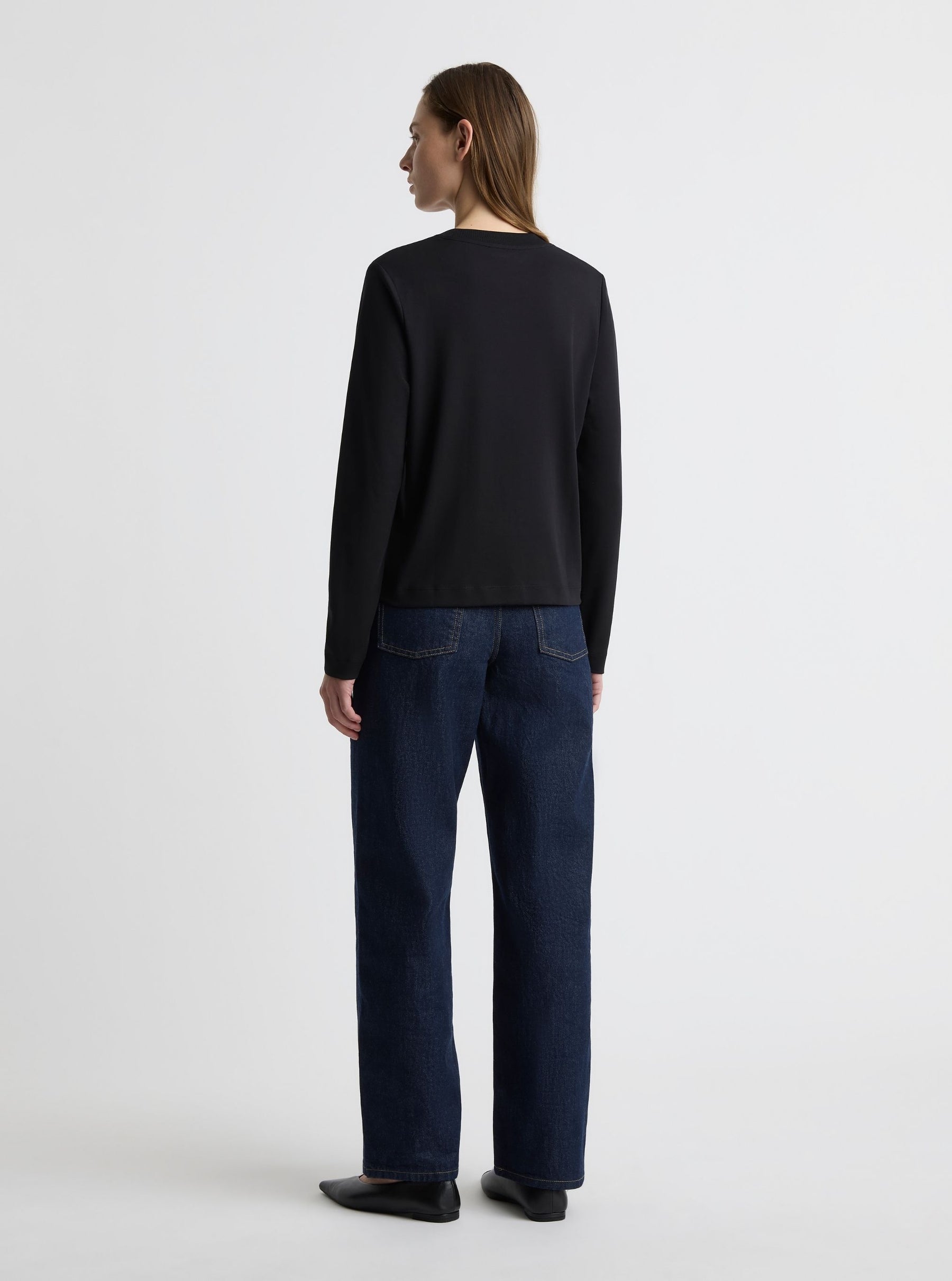 Black|Zenya is 5'10" and wearing a size S