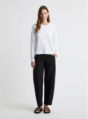 White|Zenya is 5'10" and wearing a size S