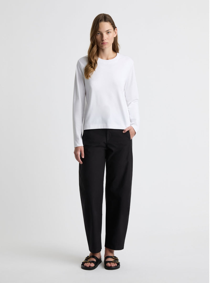 White|Zenya is 5'10" and wearing a size S