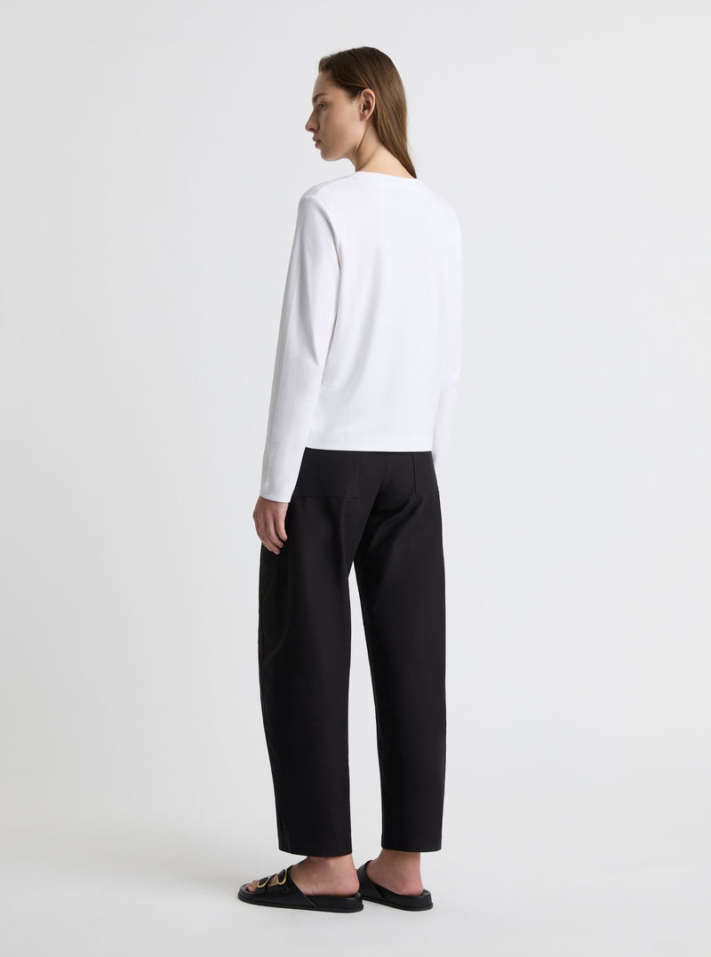 White|Zenya is 5'10" and wearing a size S