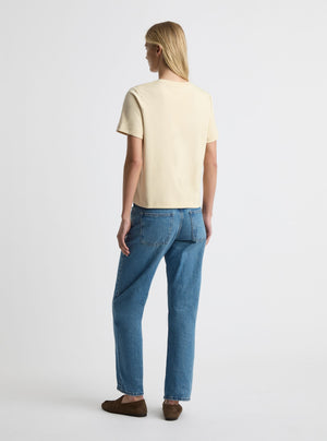 Sand|Amelia is 5'11" and wearing a size S