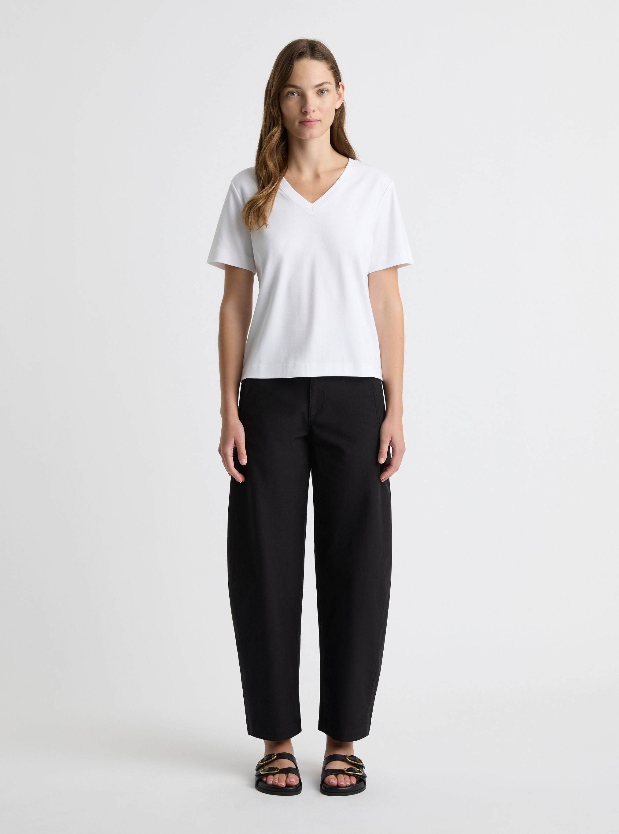 White|Zenya is 5'10" and wearing a size S