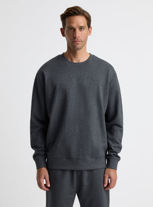 Charcoal Marl|Broed is 6'1" and wearing a size L