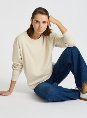 Ecru|Stas is 5'10" and wearing a size S