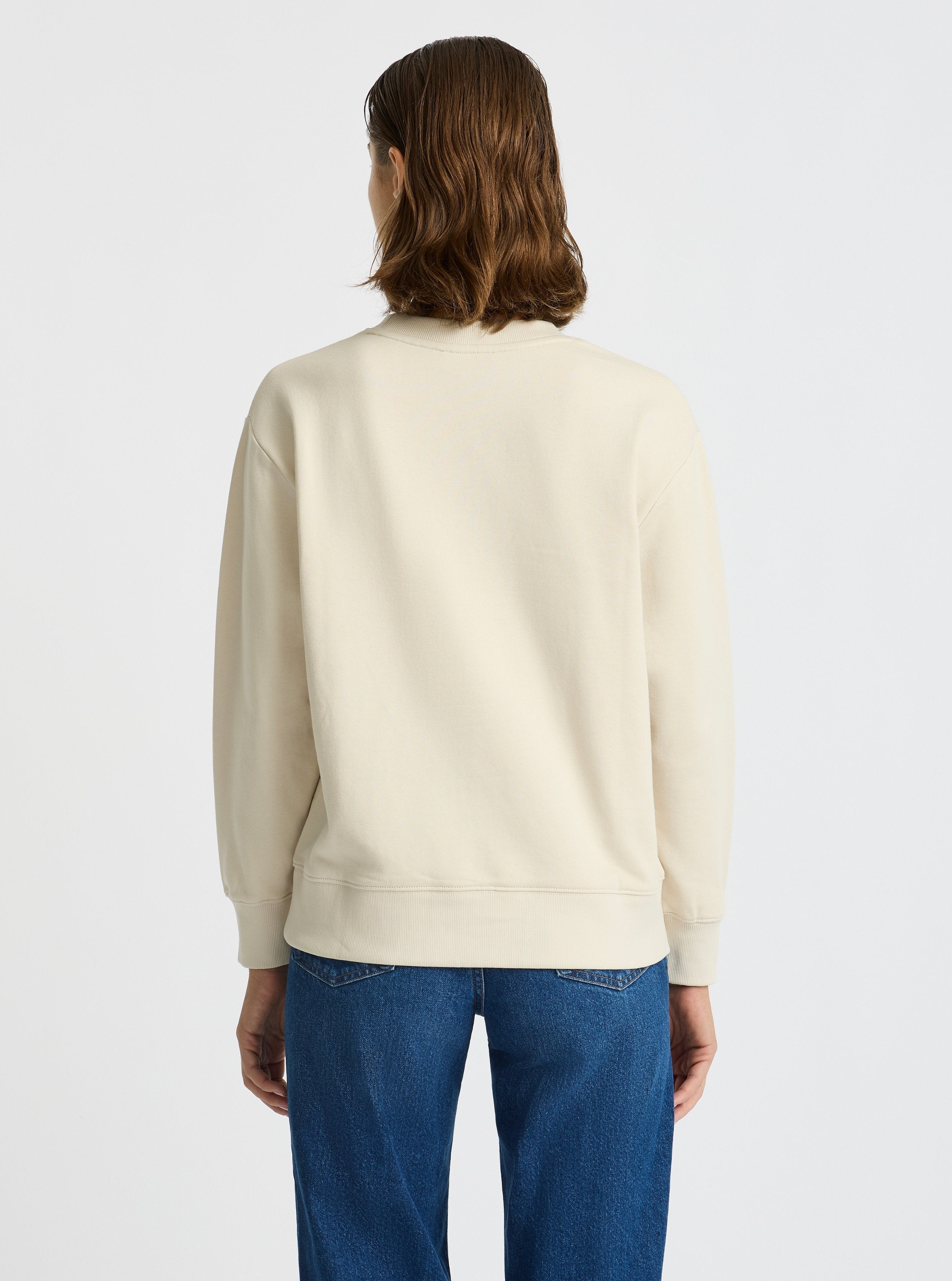 Ecru|Stas is 5'10" and wearing a size S