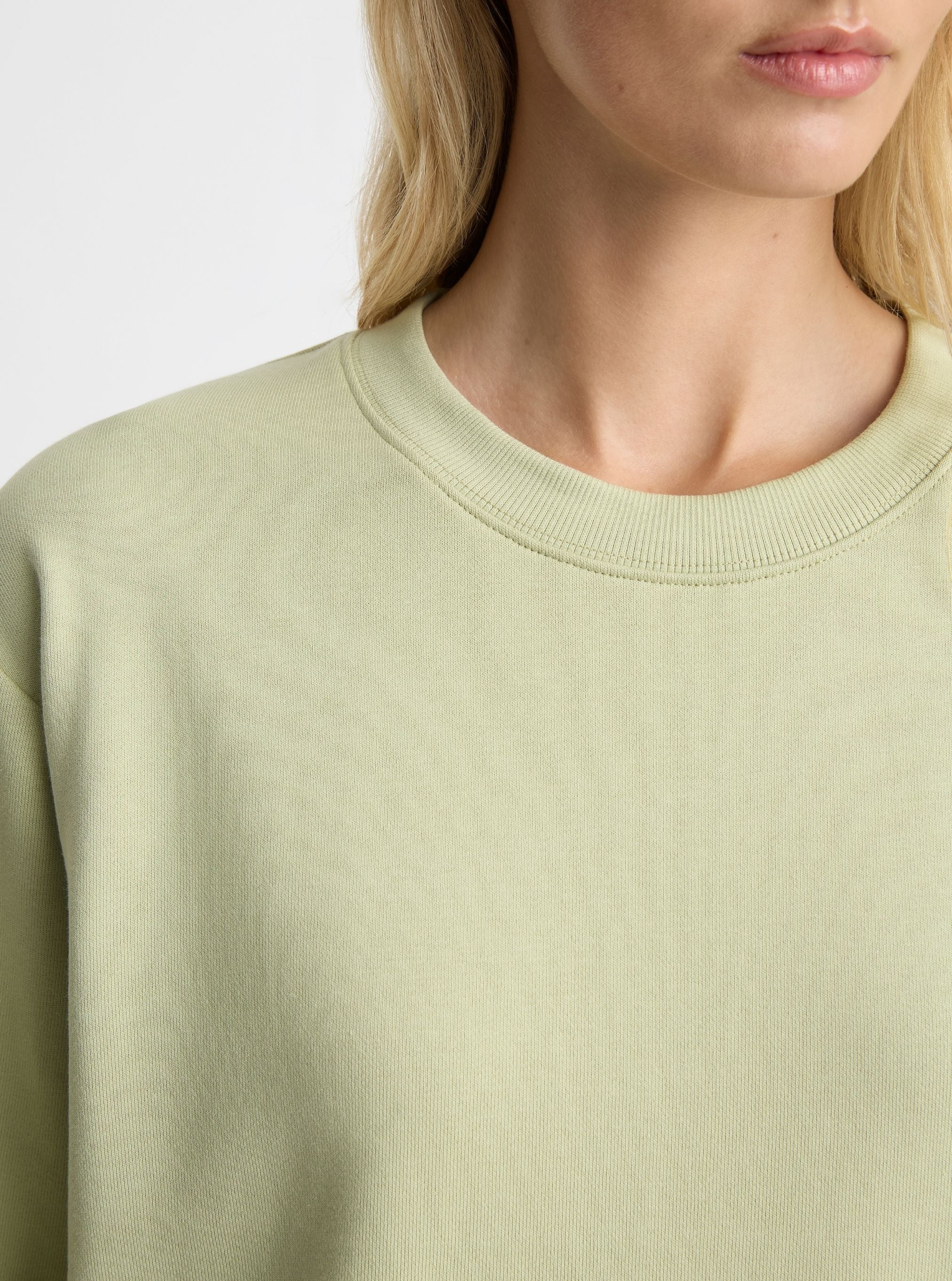 Sage Green|Amelia is 5'11" and wearing a size S