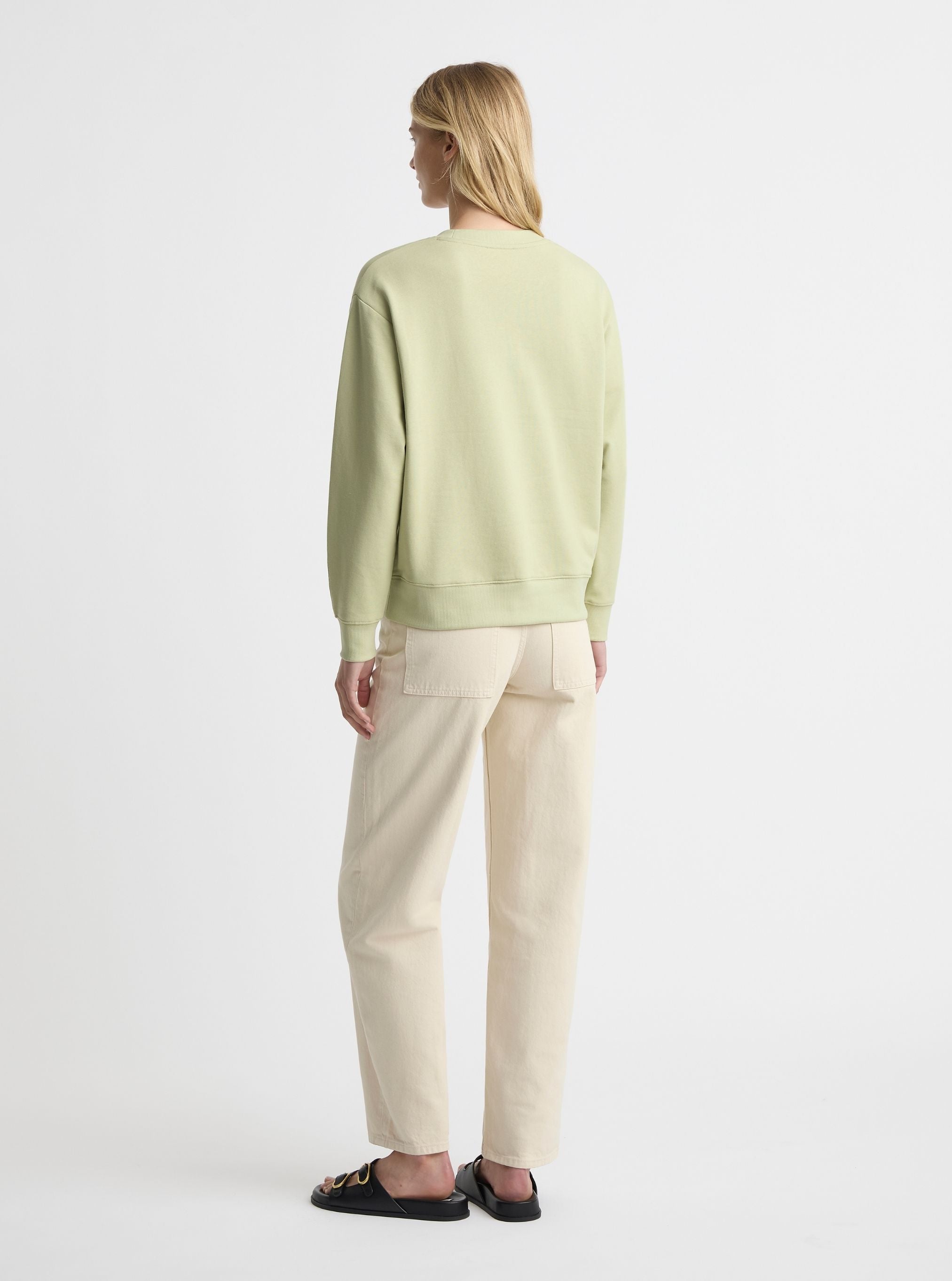 Sage Green|Amelia is 5'11" and wearing a size S
