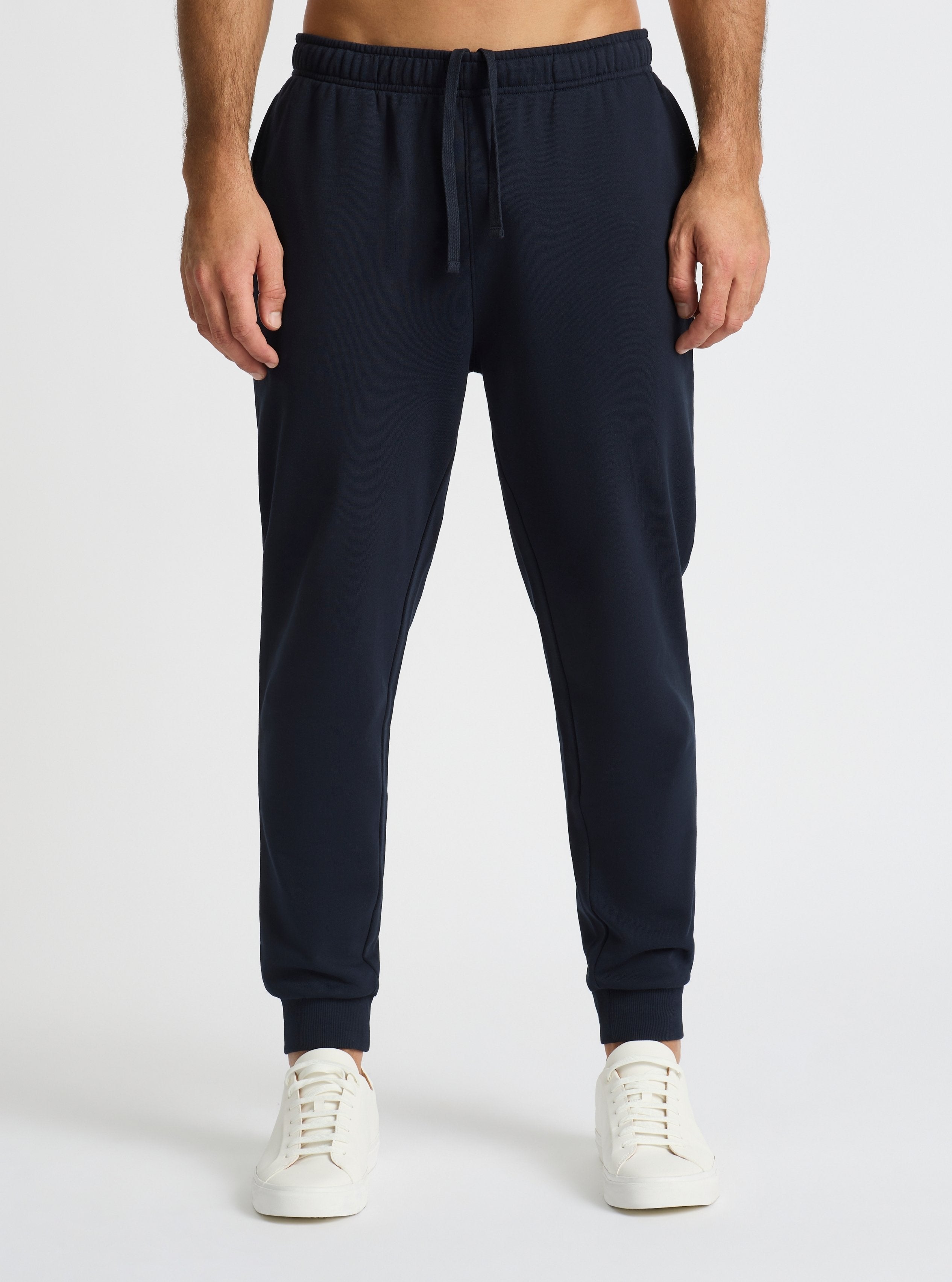 Navy|Jack is 6’2” and wearing a size L