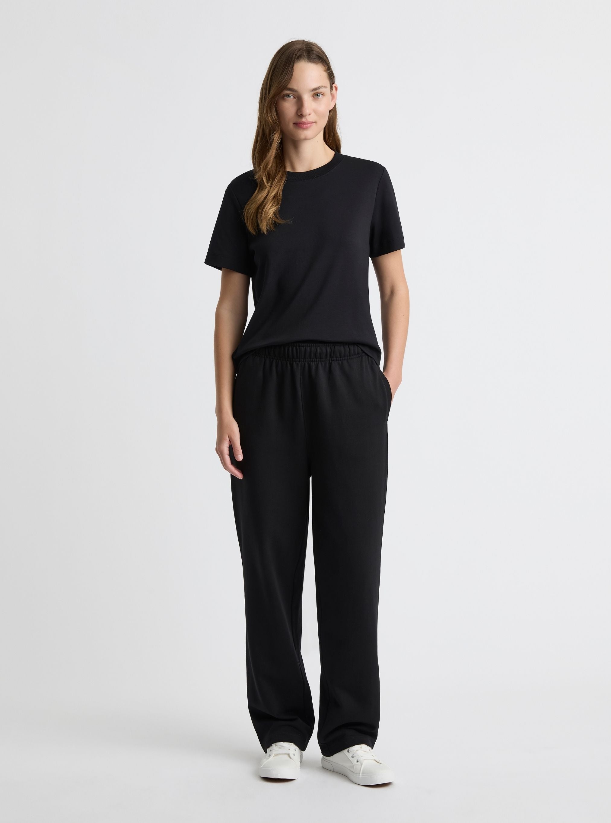 Black|Zenya is 5'10" and wearing a size S