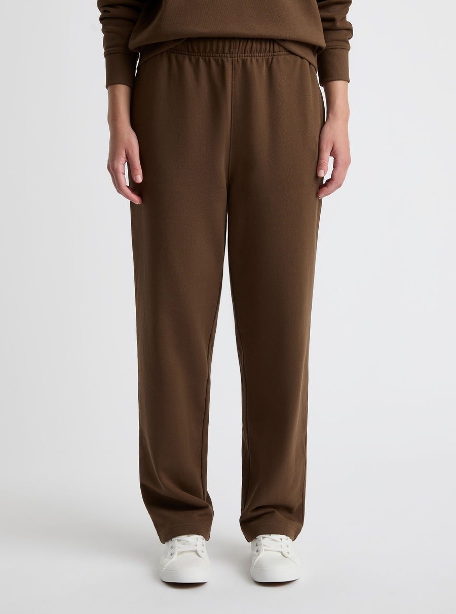 Coffee Brown|Zenya is 5'10" and wearing a size S