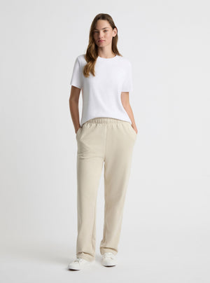 Ecru|Zenya is 5'10" and wearing a size S