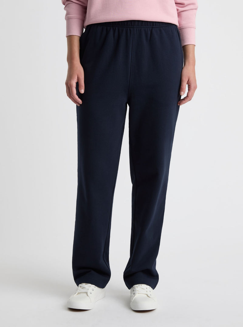 Navy|Zenya is 5'10" and wearing a size S