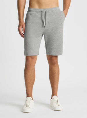 Grey Marl|Evans is 6’2” and wearing a size M