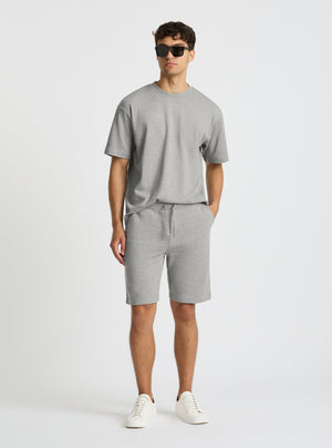 Grey Marl|Evans is 6’2” and wearing a size M