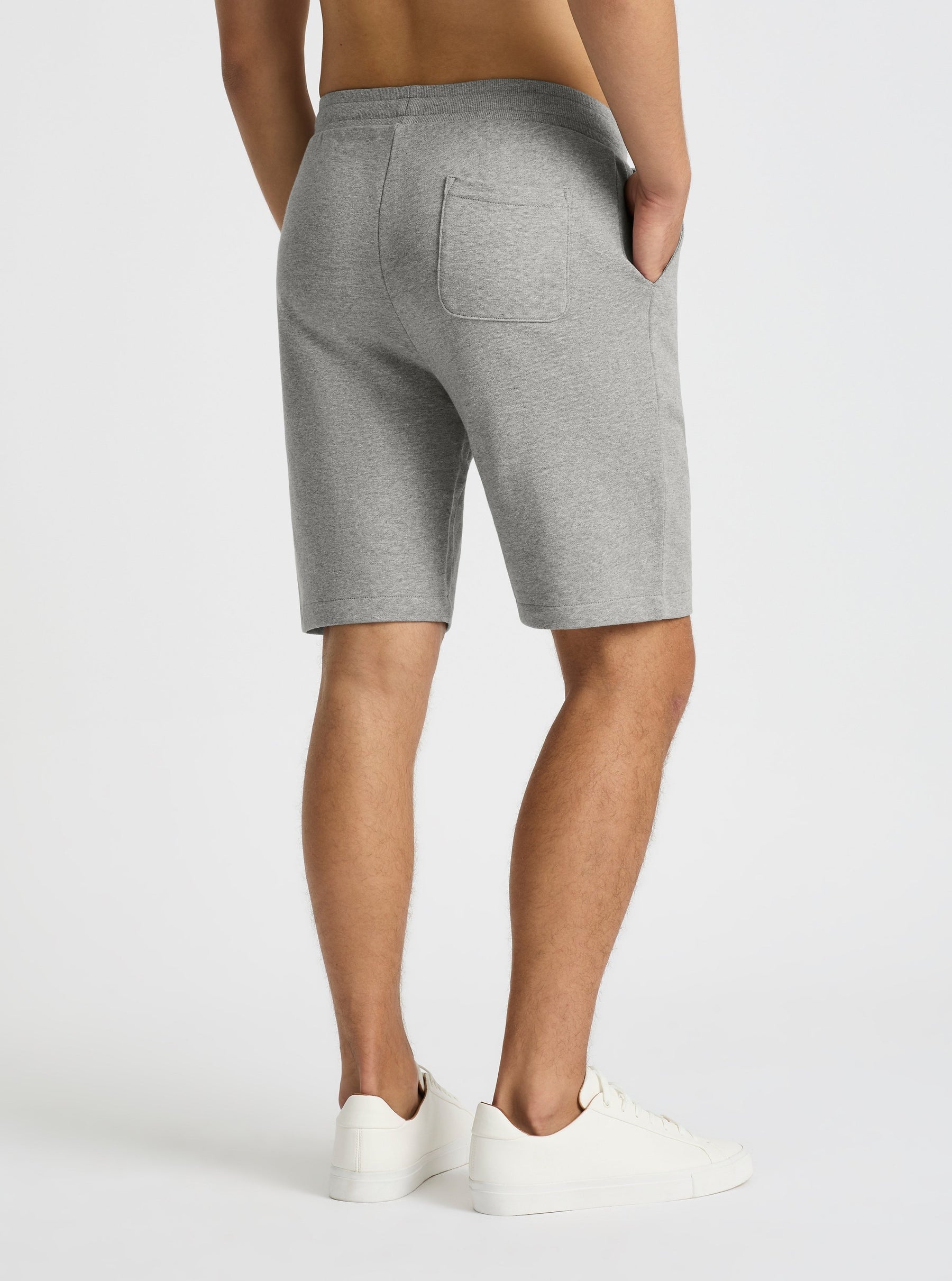 Grey Marl|Evans is 6’2” and wearing a size M