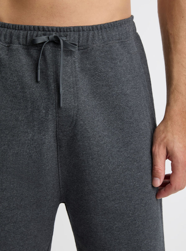 Charcoal Marl|Good Earth Cotton® Shorts for men – Sustainable Cotton Shorts|Broed is 6'1" and wearing a size L