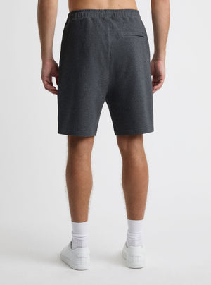 Charcoal Marl|Good Earth Cotton® Shorts for men – Sustainable Cotton Shorts|Broed is 6'1" and wearing a size L
