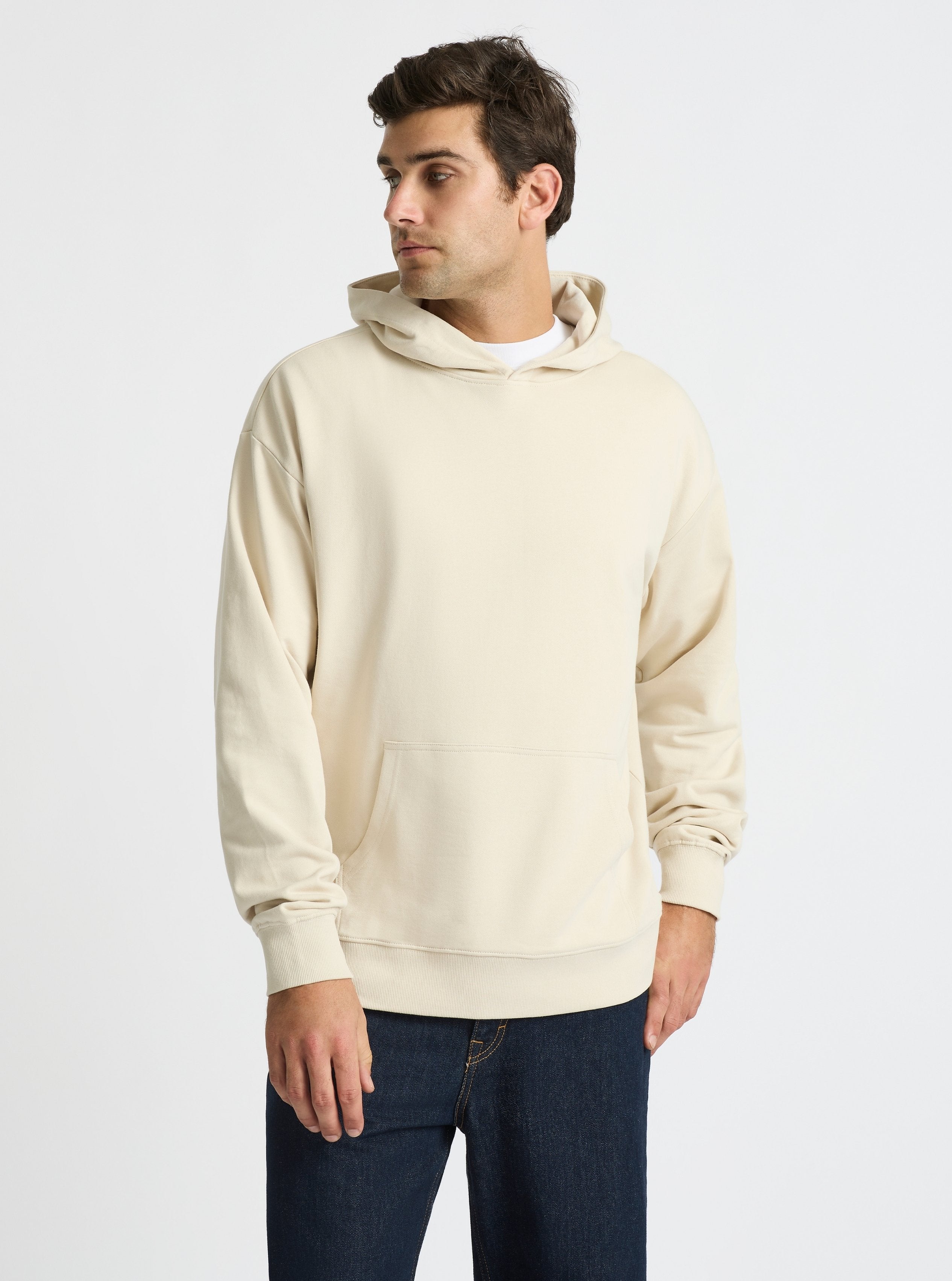 Ecru|Jack is 6’2” and wearing a size L