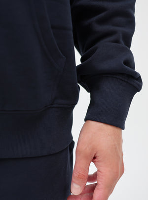 Navy|Dylan is 5’11” and wearing a size L